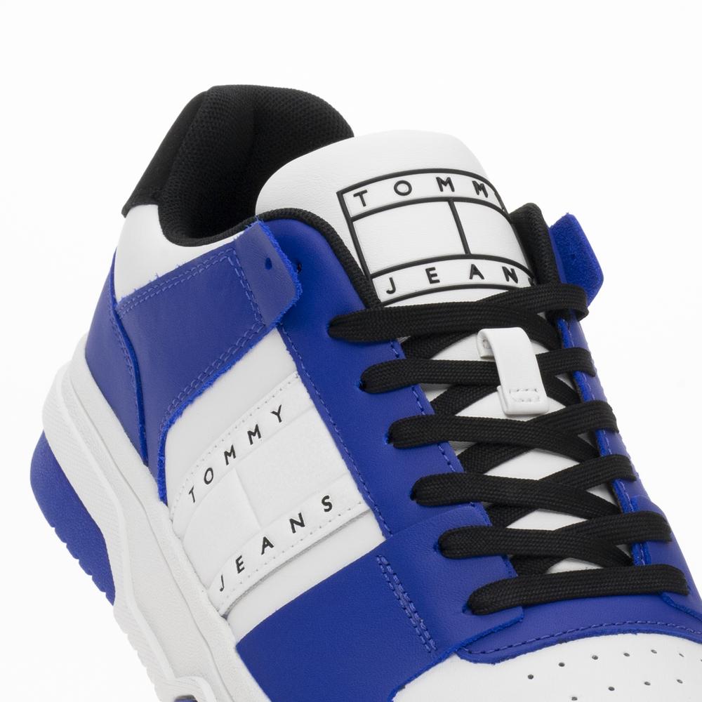 Topánky Tommy Jeans TJM Leather Cupsole 2.0 EM0EM01283-0K5 - biele