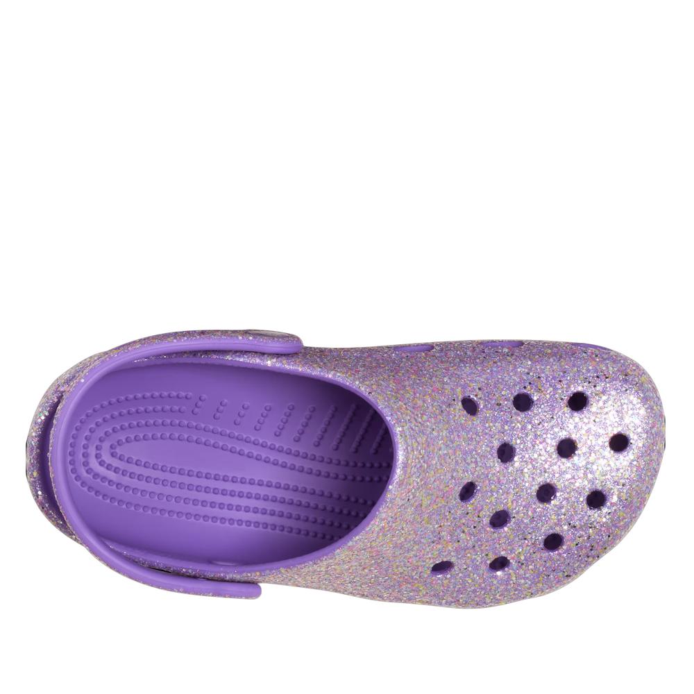 Klapky Crocs Classic Fantasy Glitter Clog 212561-510 - fialové