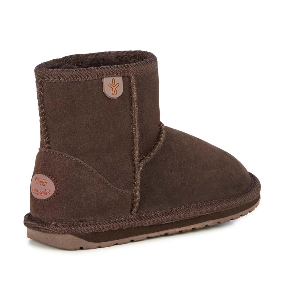 Detské topánky Emu Australia Wallaby Mini Teens T10103CHOC - hnedé