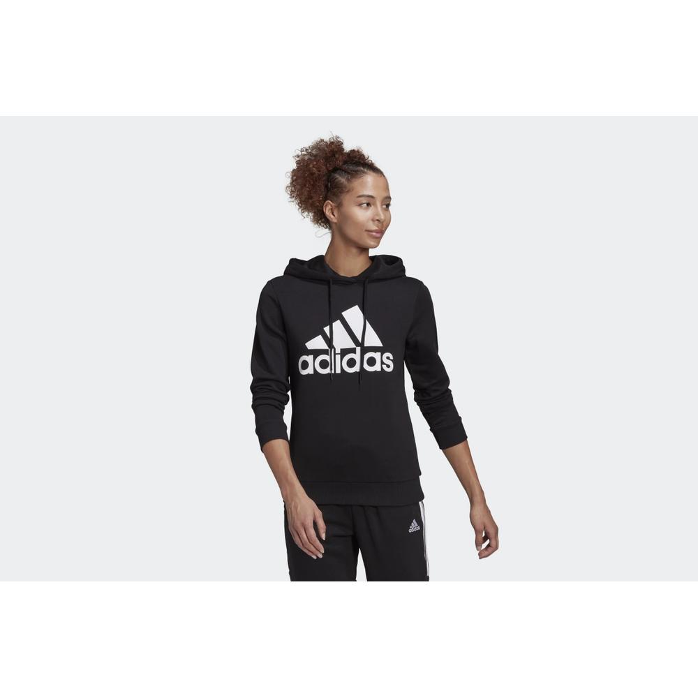Blúza adidas Essentials Relaxed Logo Hoodie GM5514 - čierne