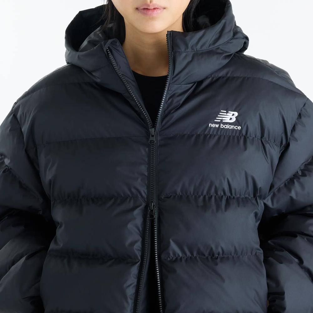 Dámská bunda New Balance Boston Puffer WJ62V5SNBK - čierne