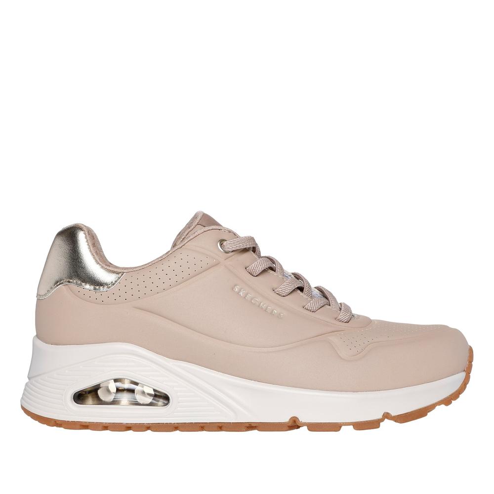 Topánky Skechers Uno Shimmer Away 155196NUDE - béžové