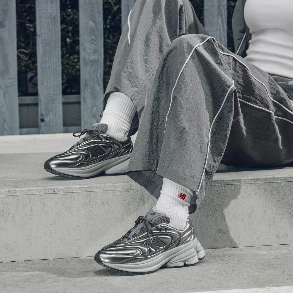 Unisex topánky New Balance ABZORB U503069C - strieborné