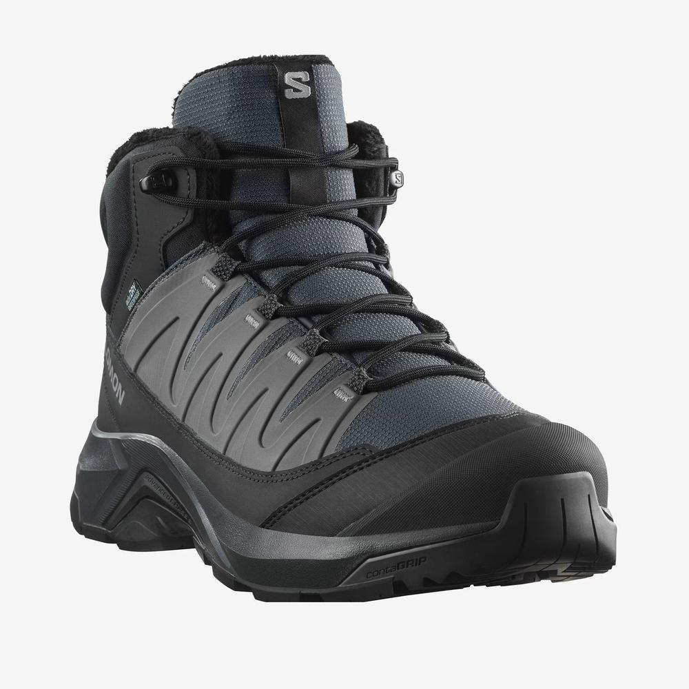 Pánske topánky Salomon X-Adventure Coldrush Waterproof L47856000 - čierne