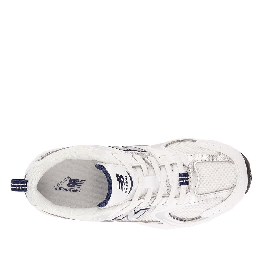 Detské topánky New Balance PZ530SB1 - biele