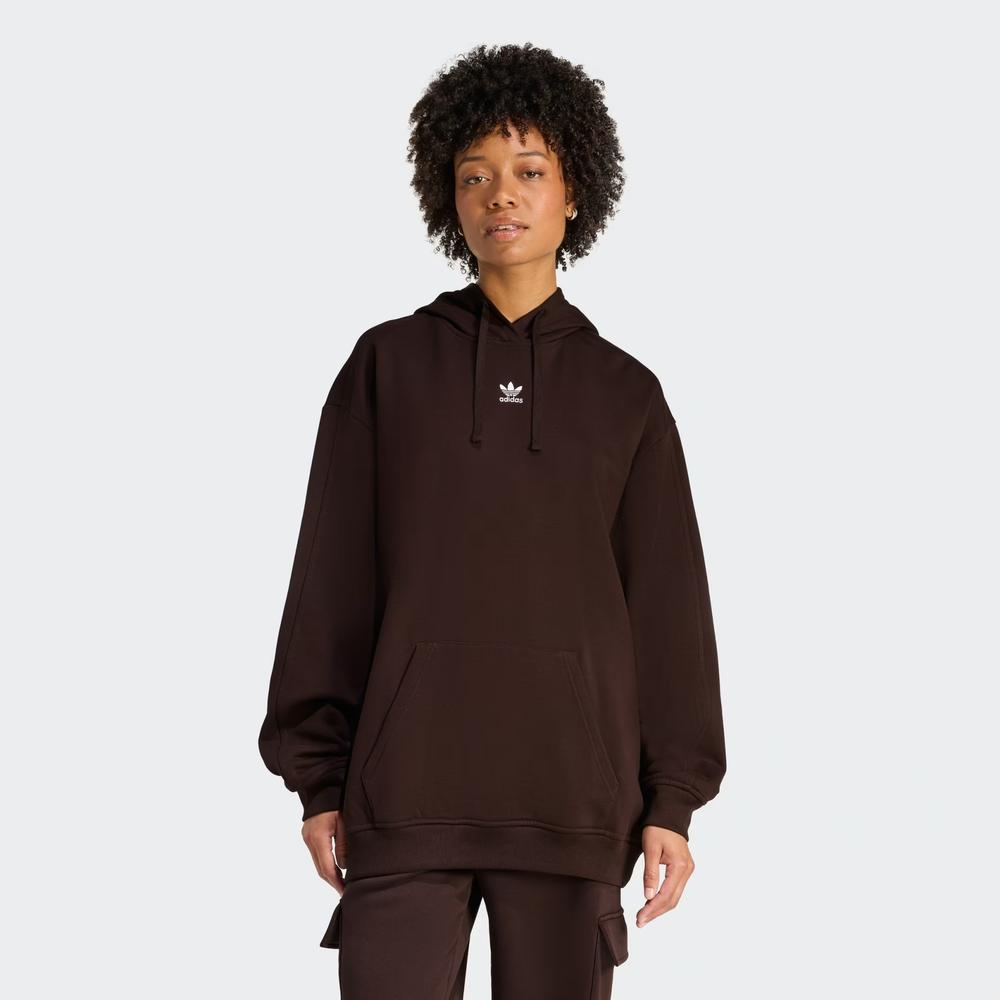 Dámská blúza adidas Originals Essentials Loose French Terry KC9145 - hnedé