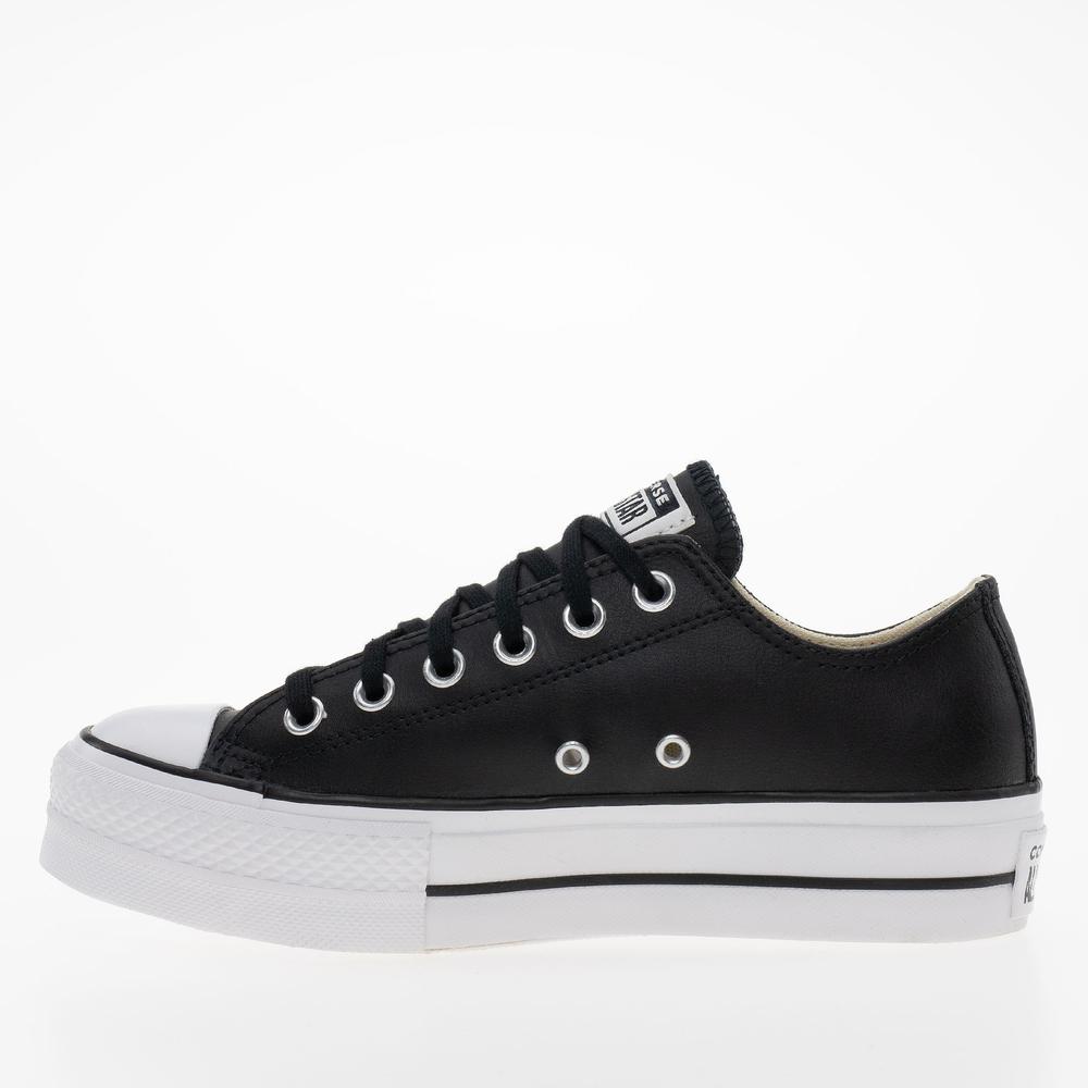 Topánky Converse Chuck Taylor All Star Lift Platform Leather 561681C- čierne