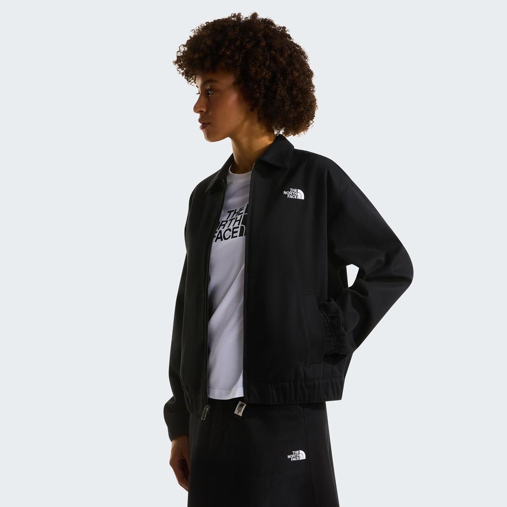 Dámská bunda The North Face Twill Collared 0A8G9DJK31 - čierne