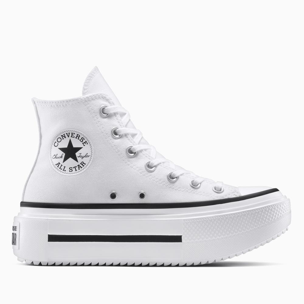 Dámske topánky  Converse Chuck Taylor All Star Lift Double Stack  A12976C - biele