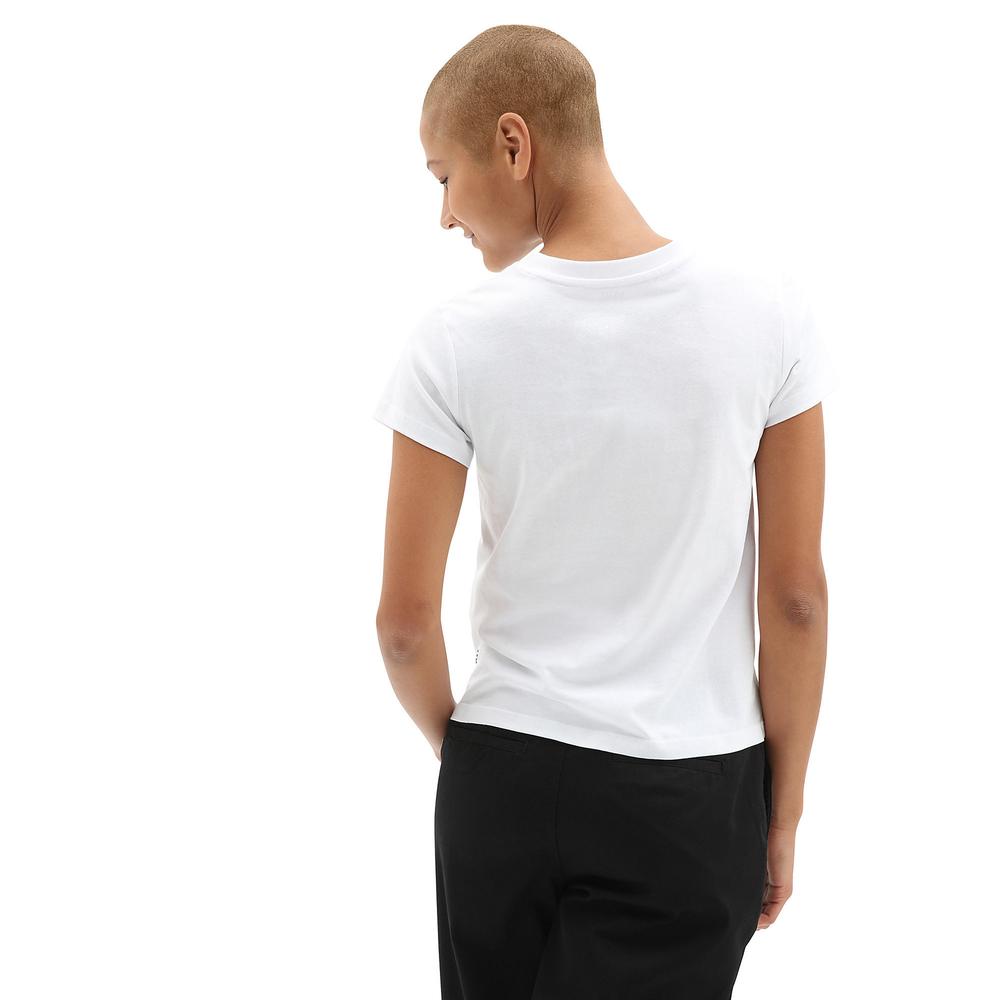 VANS T-SHIRT FLYING V CREW TEE > VN0A3UP4WHT1
