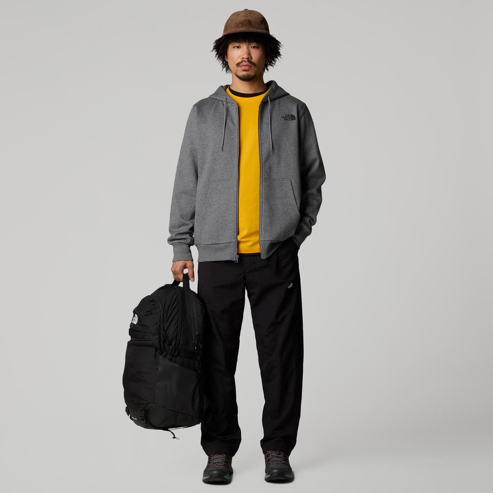 Blúza The North Face Simple Dome Full Zip 0A89FDDYY1 - šedý