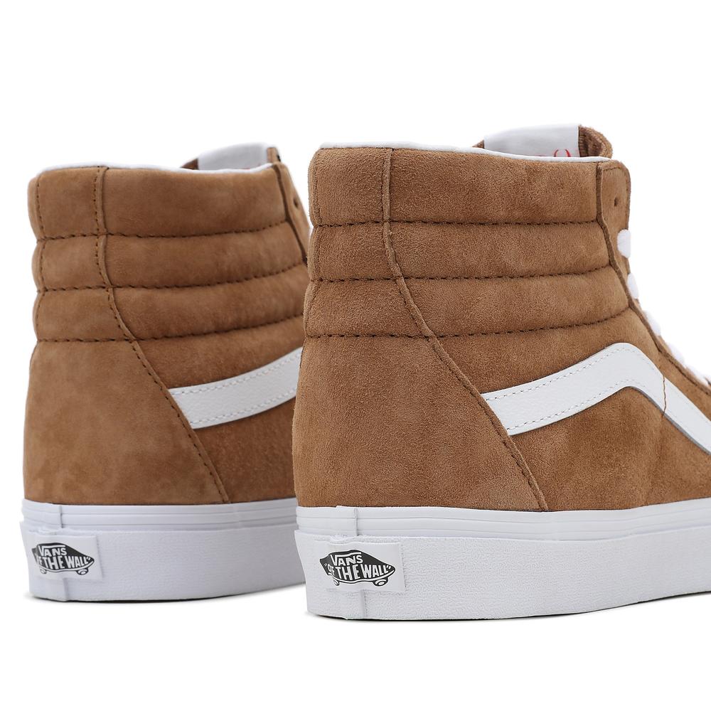 Topánky Vans Pig Suede Sk8-Hi VN0005U9TBN1 - hnedé