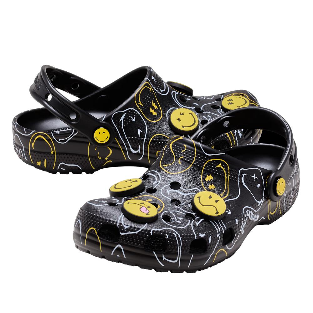 Klapky SmileyWorld Classic Clog 211693-90H - čierne