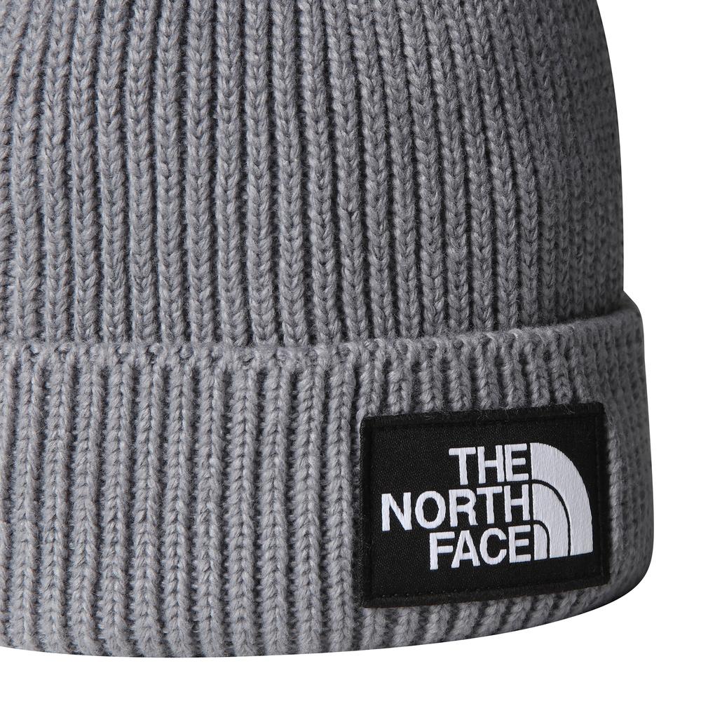 Zimná čiapka unisex The North Face Logo Box Beanie 0A8CHEDYY1 - šedý