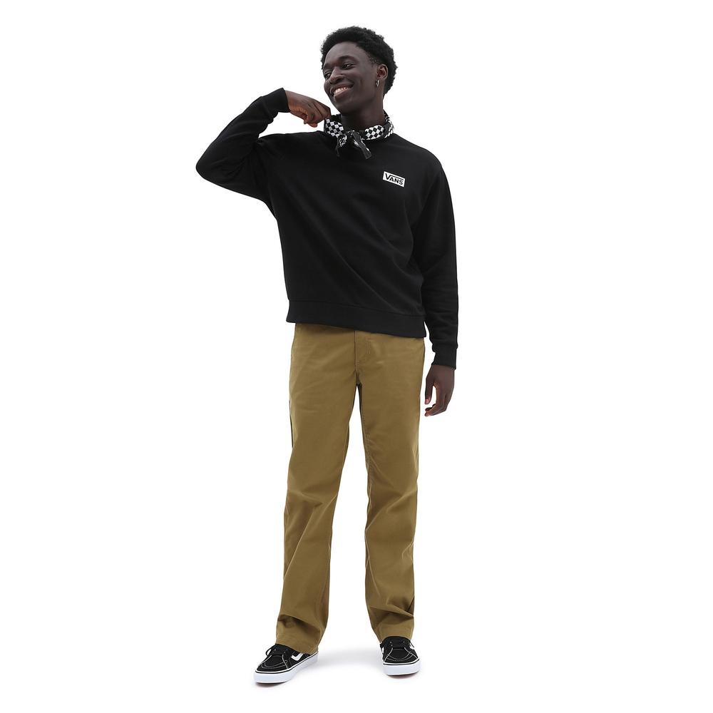 Blúza Vans Relaxed Fit Crew VN0007FPBLK1 - čierne