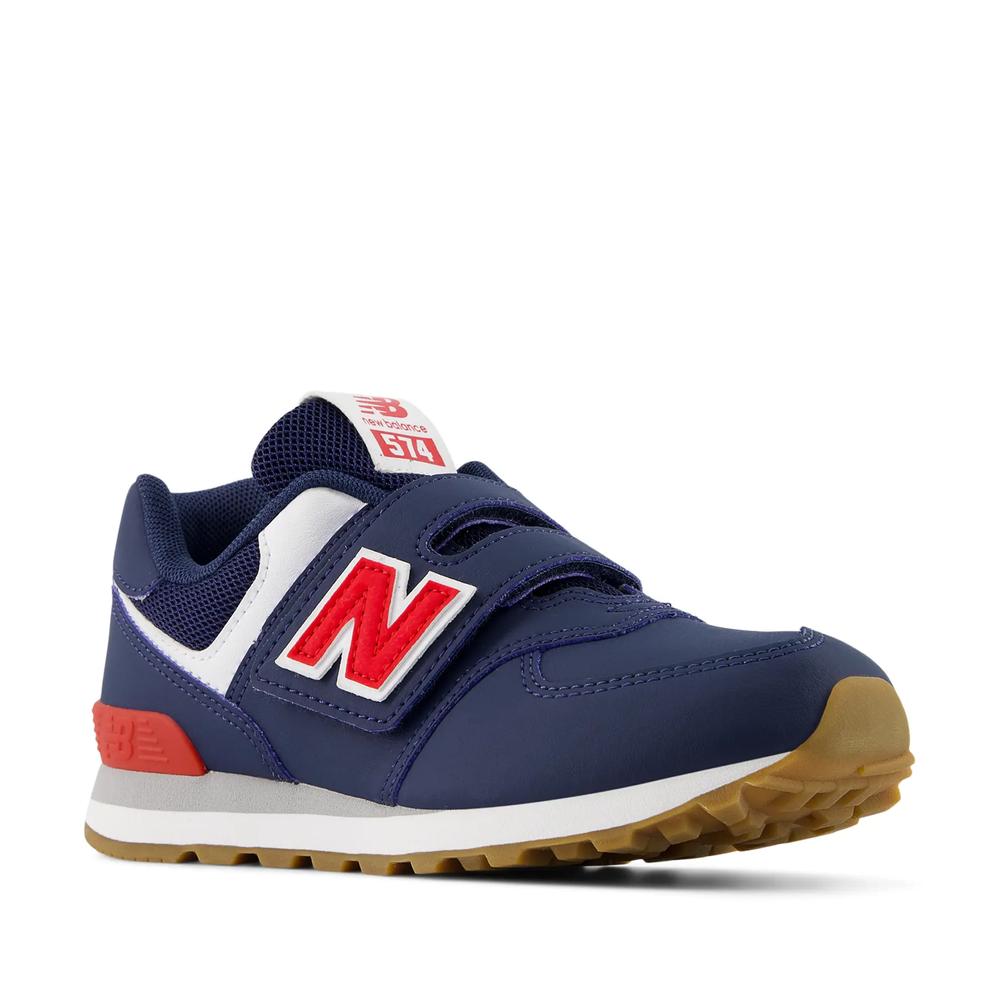 Detské topánky New Balance PV574NF - tmavomodré