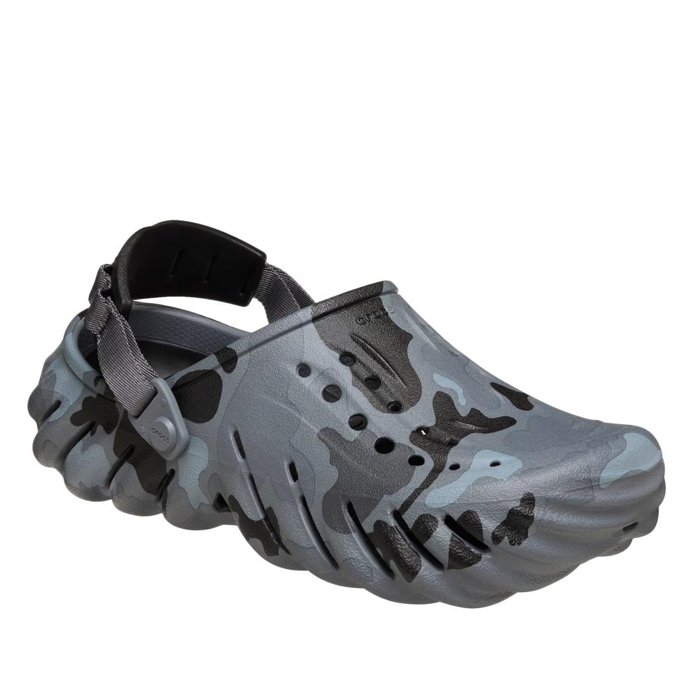 Klapky Crocs Echo Duck Clog 211981-082 - šedý