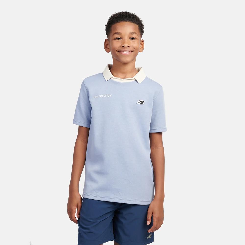 Detské tričko New Balance LAKB0195DUS - modré