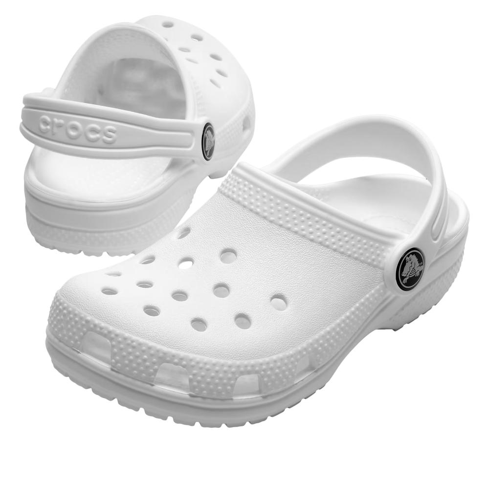 Klapky Crocs Classic Clog 206991-100 - biele