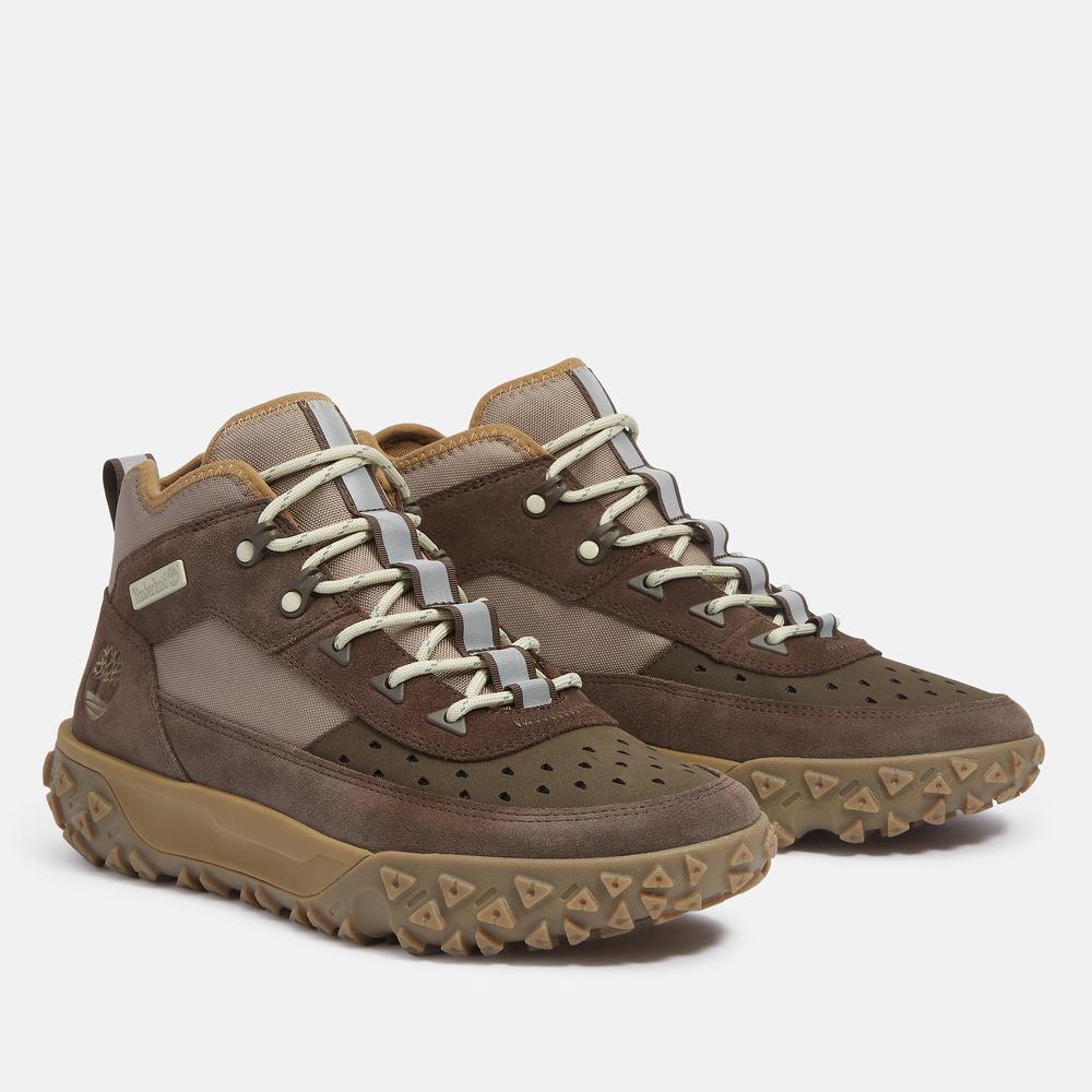 Topánky pánske Timberland Greenstride Motion 6 Mid Lace TB0A6CW12421 - hnedé