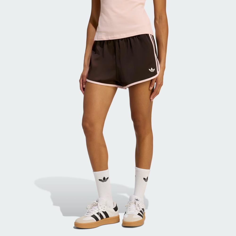 Šortky dámske adidas Originals 3-Stripes Sprinter KC9006 - hnedé