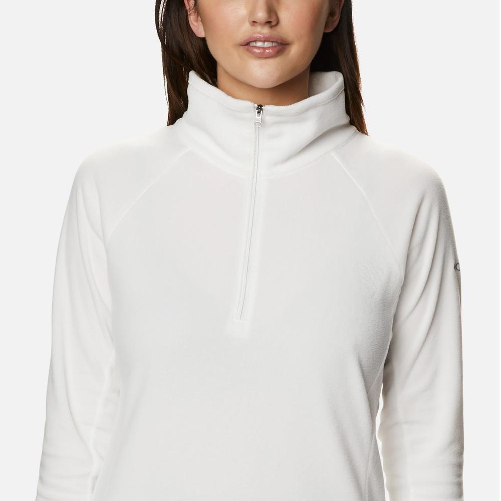 Dámska mikina Columbia Glacial IV 1/2 Zip 1802201125 - biele
