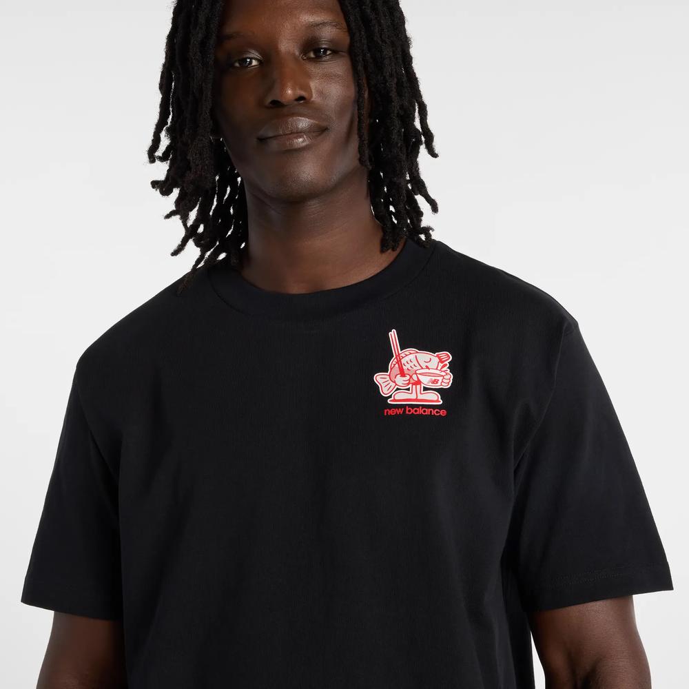 Pánske tričko New Balance MT61H51DBK - čierne