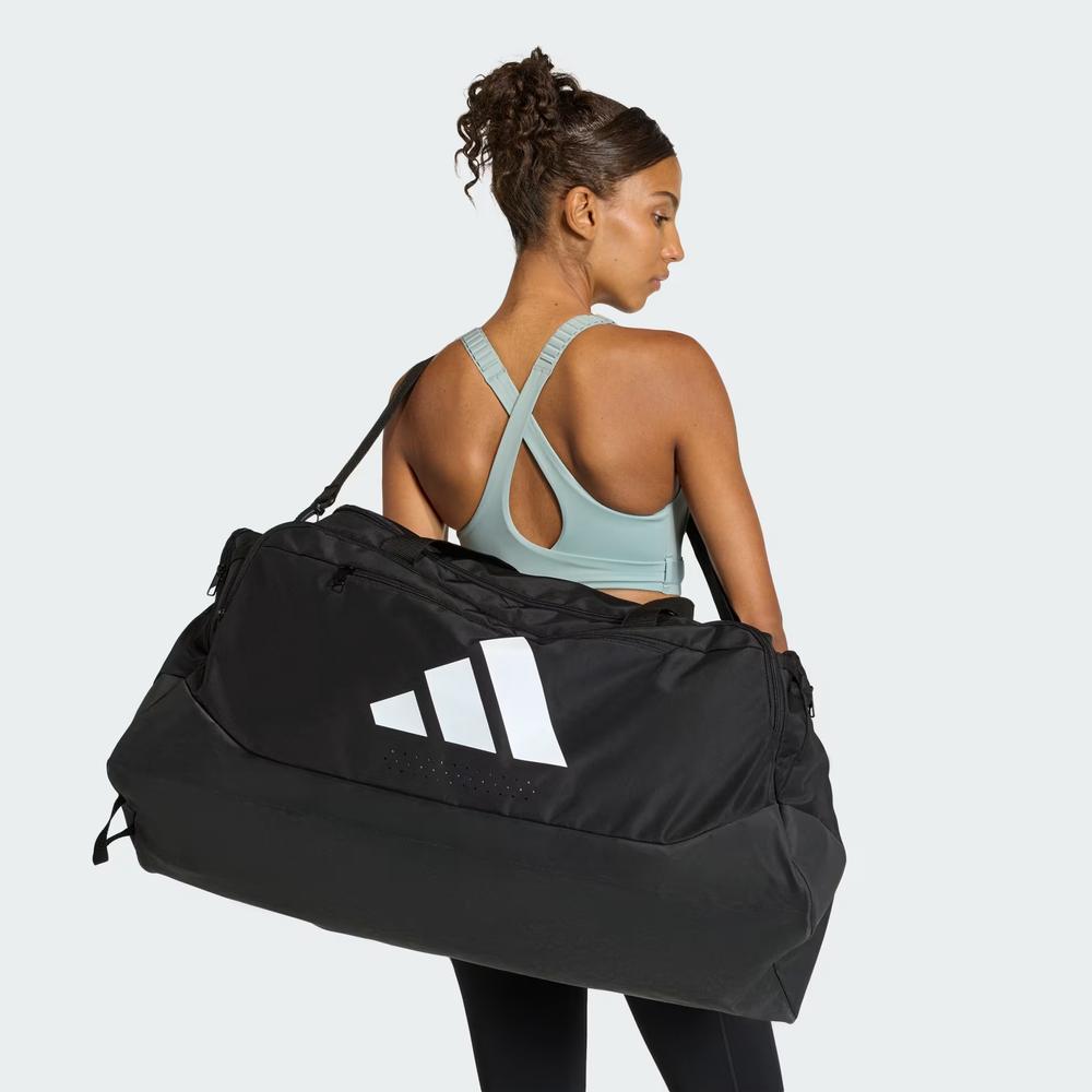 Taška unisex adidas Training Defender Duffle L JZ0606 - čierne