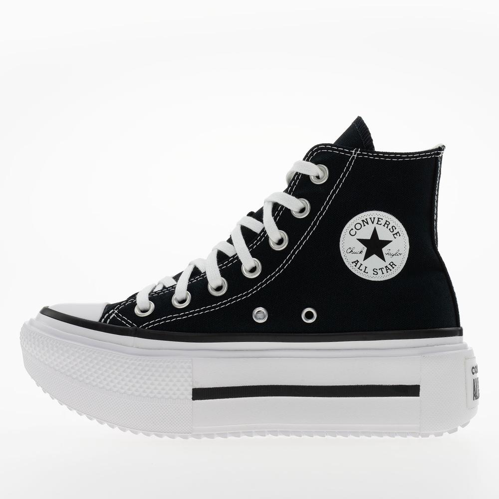 Dámske topánky  Converse Chuck Taylor All Star Lift Double Stack A12975C - čierne