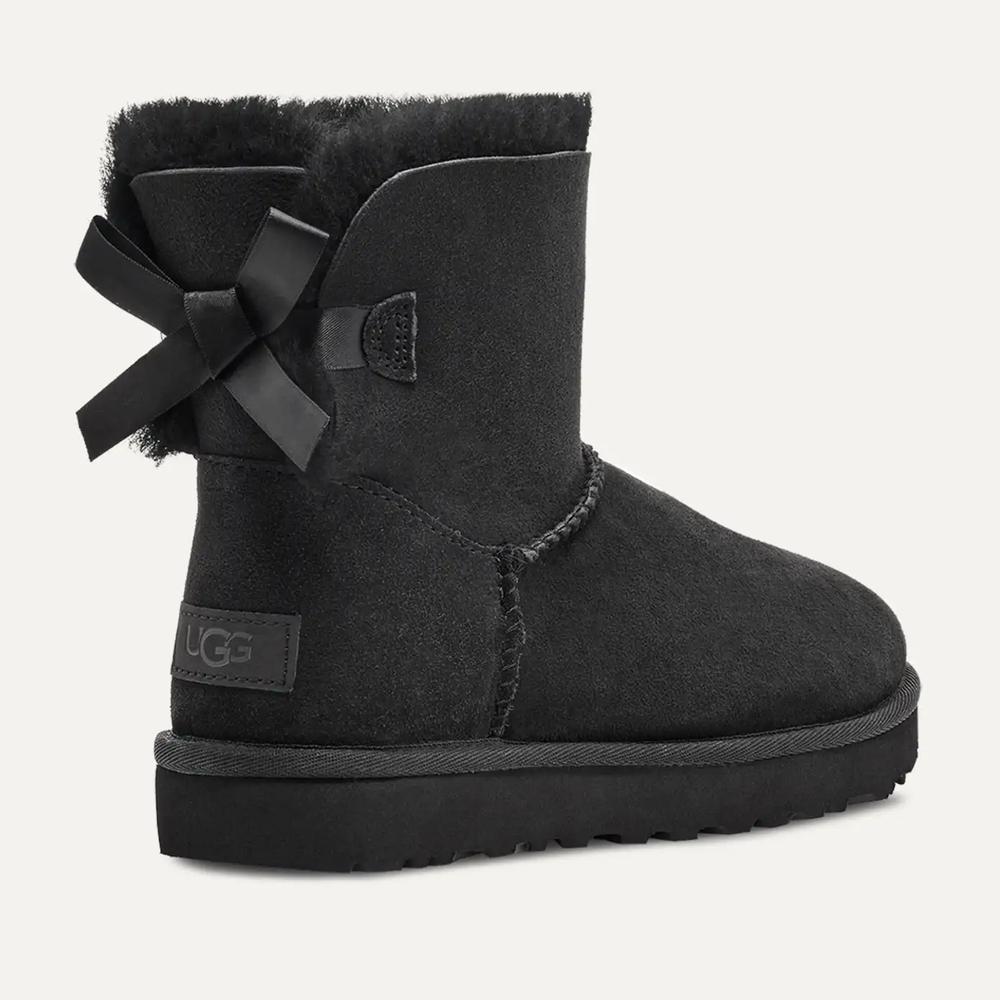 Topánky dámske UGG W Mini Bailey Bow II 1016501-BLK - čierne
