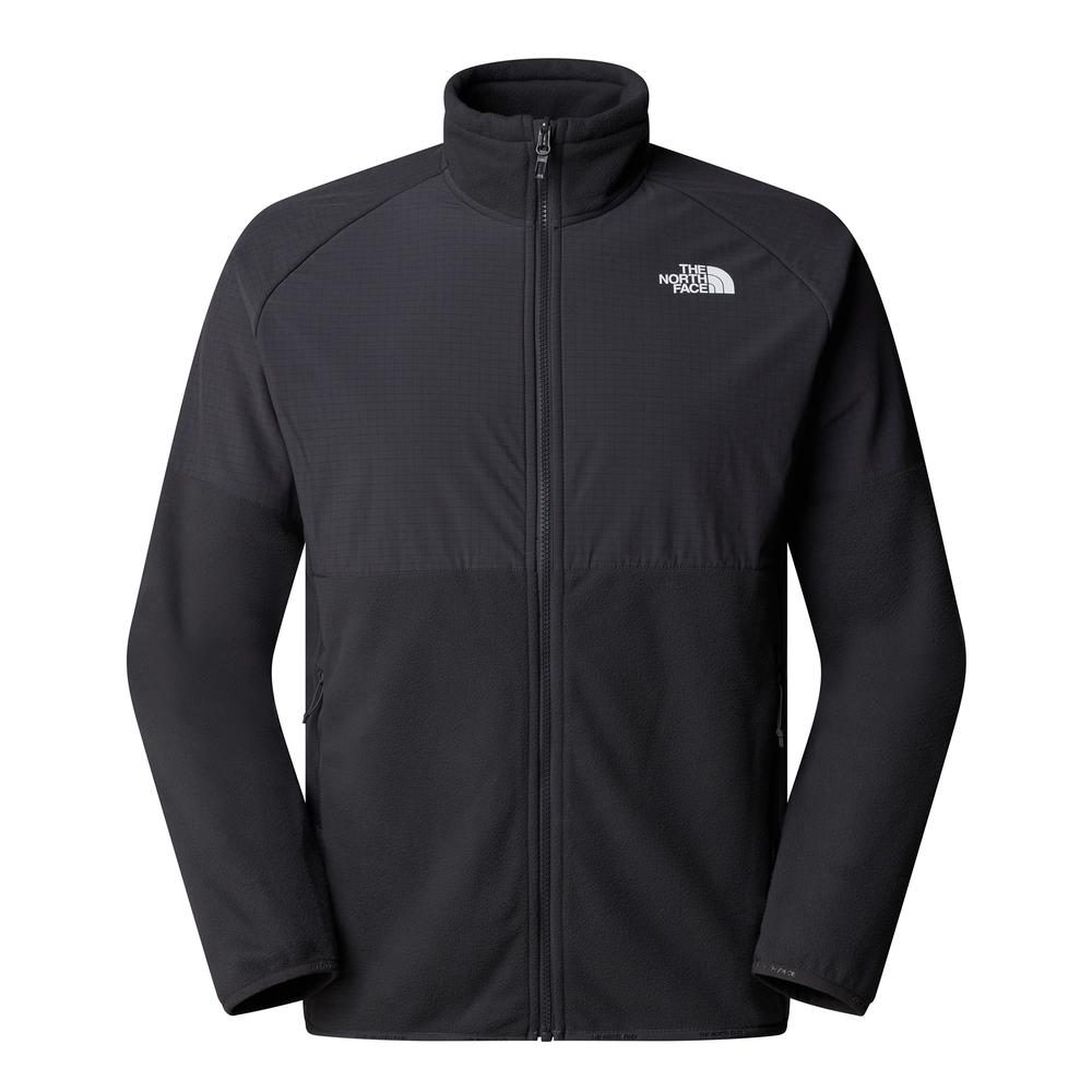 Mužský blúza The North Face 100 Glacier Heavyweight Full-Zip Fleece 0A89JGU8M1 - čierne