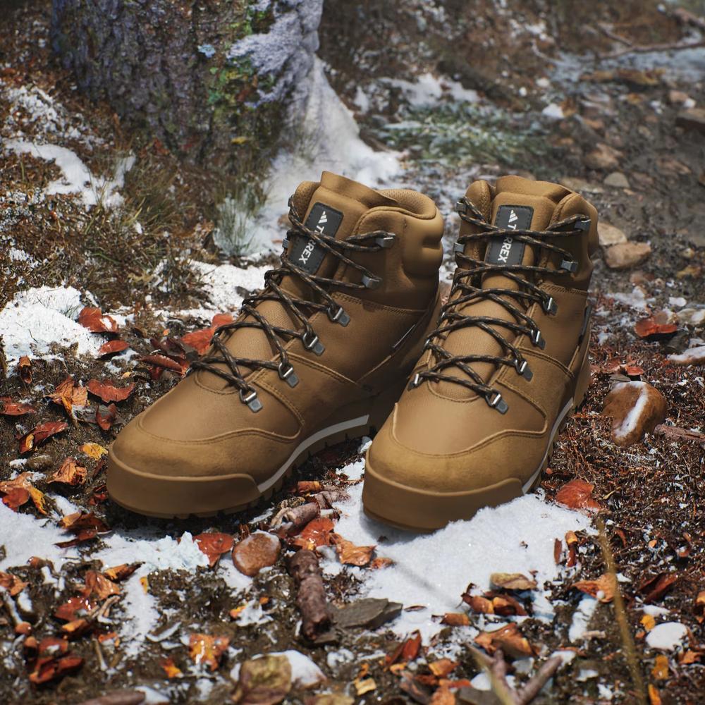 Topánky pánske adidas Terrex Snowpitch Cold.Rdy Hiking IH3664 - hnedé