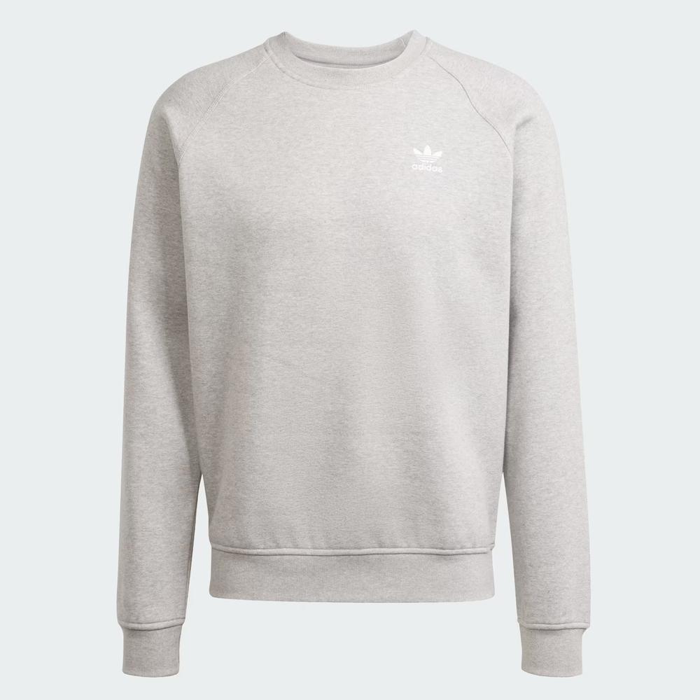 Blúza pánske adidas Originals Trefoil Essentials Crew JY6140 - šedý