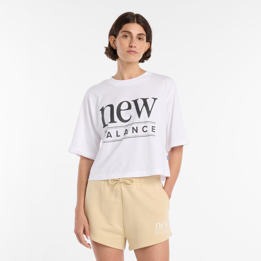Dámske tričko New Balance WT61V5OPWT - biele