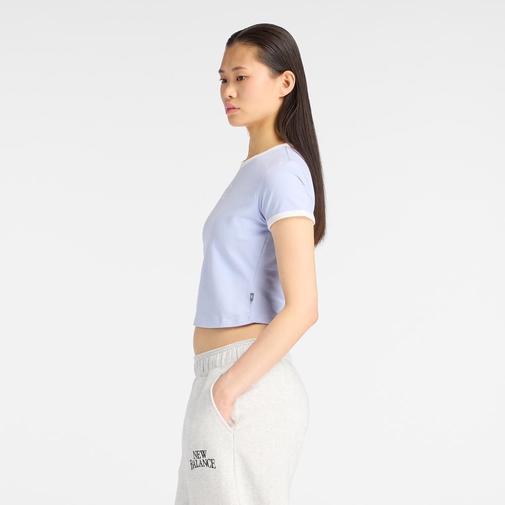 Dámske tričko New Balance WT61Y33QDYK - fialové
