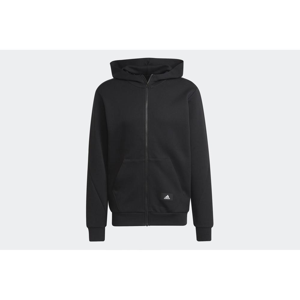 Blúza adidas M FI DBLKNT FZ HA1416 - čierne