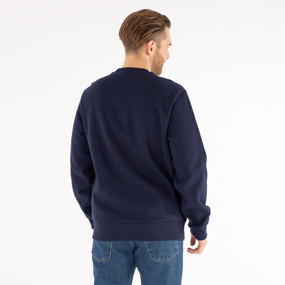 Blúza Lacoste Organic Brushed Cotton Sweatshirt SH9608-166 - tmavomodré