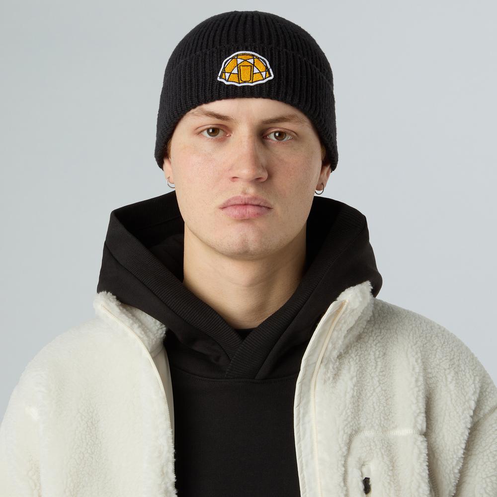 Zimná čiapka unisex The North Face Logo Box Beanie 0A8CHEFOX1 - čierne