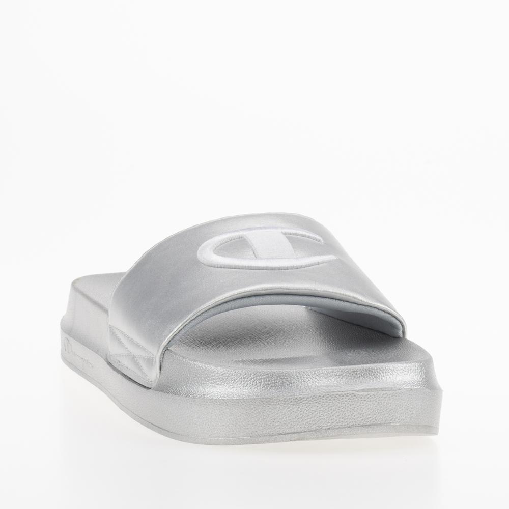 Klapky Champion Miami Platform S11561-EM007 - strieborné