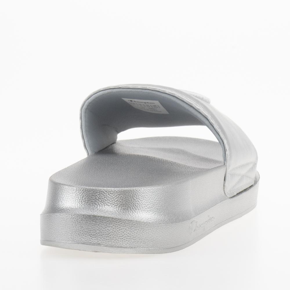 Klapky Champion Miami Platform S11561-EM007 - strieborné