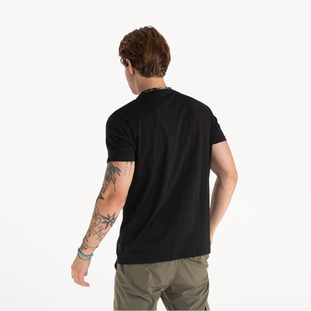 Tričko Alpha Industries Basic Carbon 100501CB365 - čierne