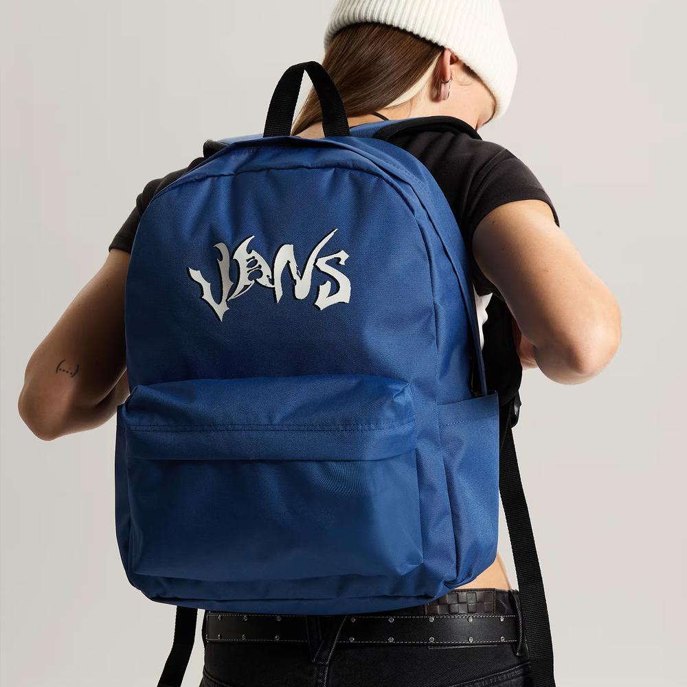 Ruksak Vans Old Skool VN000H4W5TU1 - tmavomodré