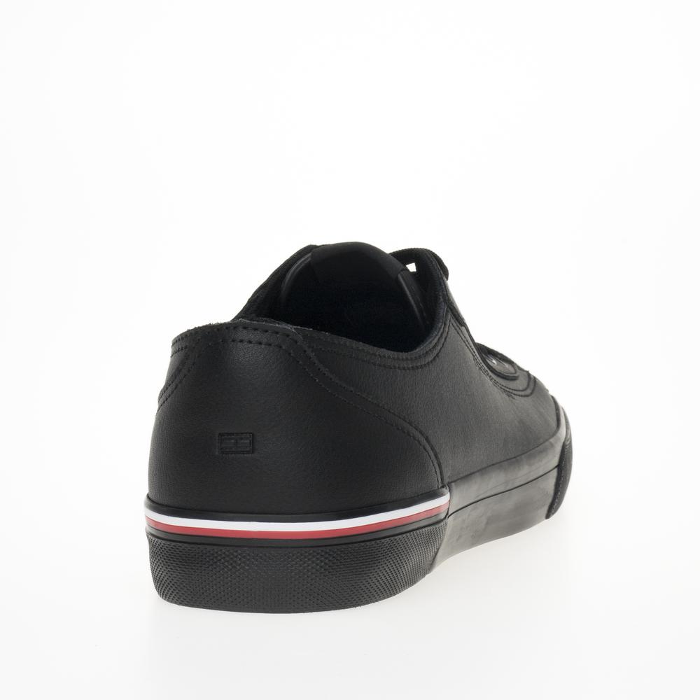 Topánky Tommy Hilfiger Corporate Vulc Leather FM0FM04953-BDS - čierne