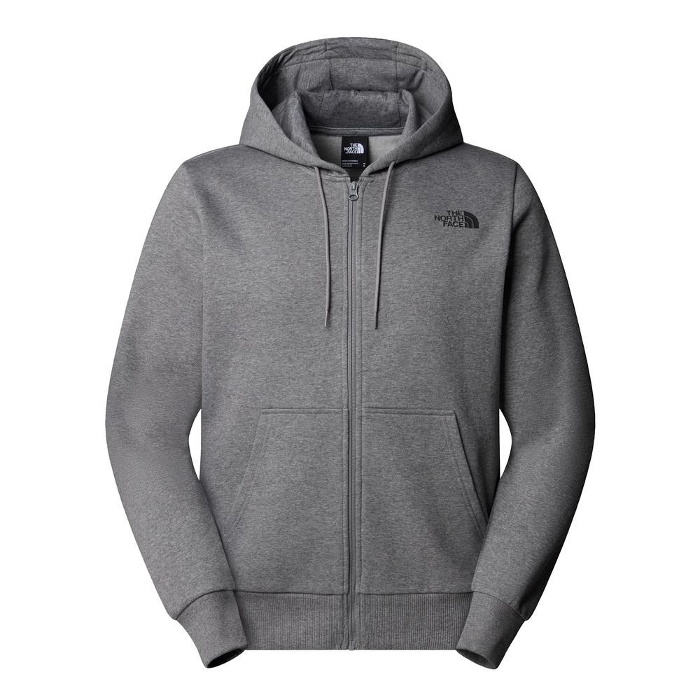 Blúza The North Face Simple Dome Full Zip 0A89FDDYY1 - šedý