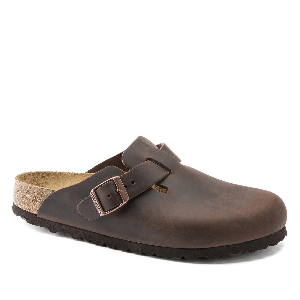 Klapky pánske Birkenstock Boston 860131 - hnedé