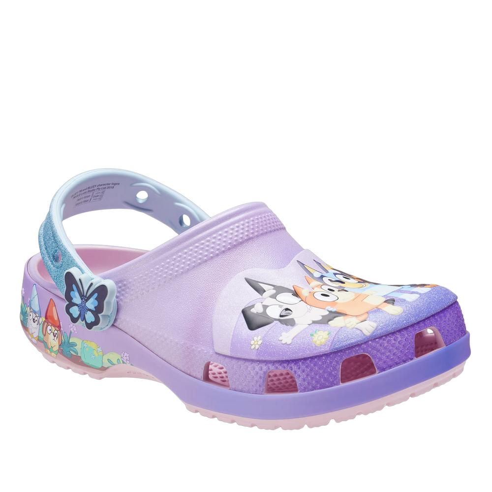 Detské klapky Crocs Toddler Bluey Friends Forever Classic Clog 212370-90H - ružové