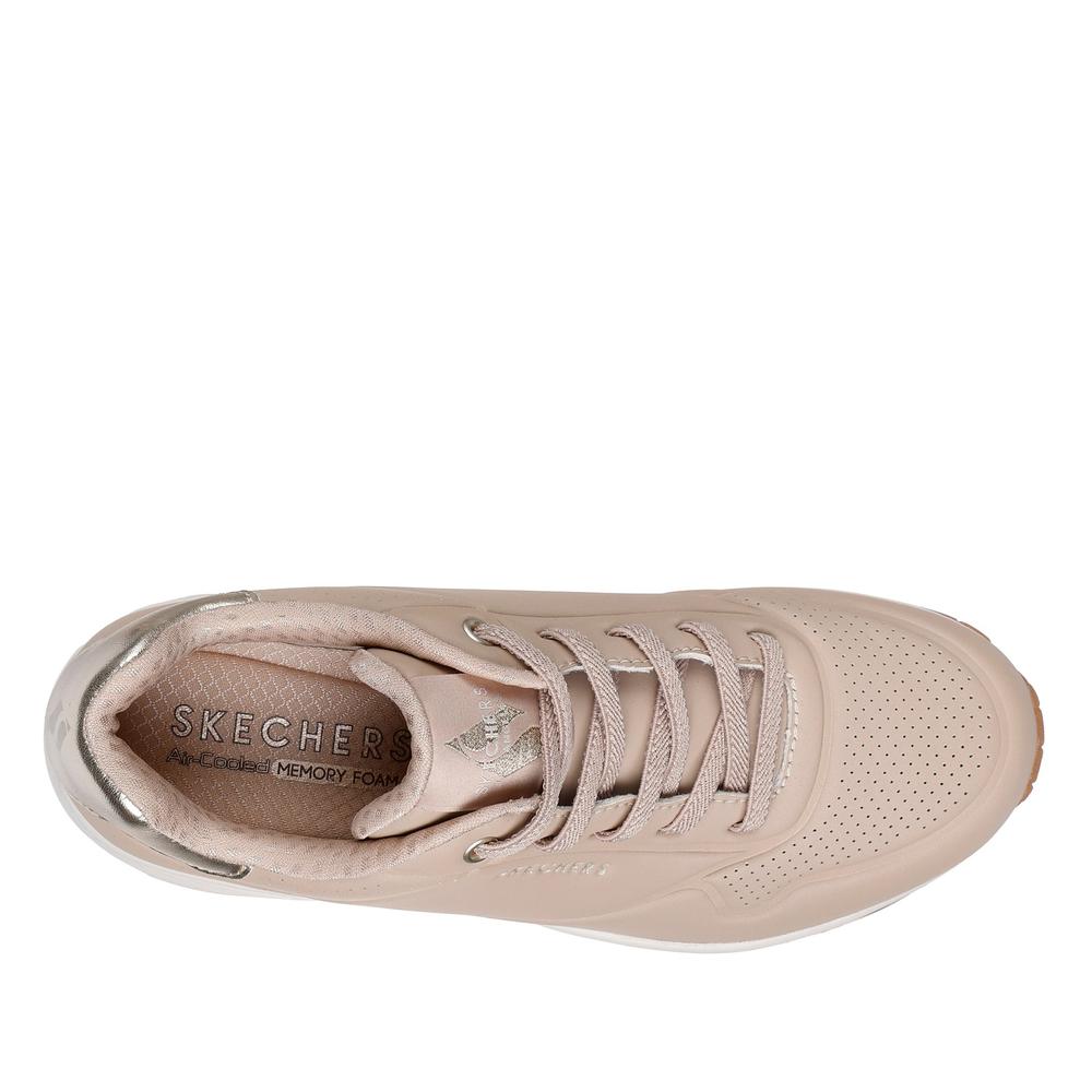 Topánky Skechers Uno Shimmer Away 155196NUDE - béžové