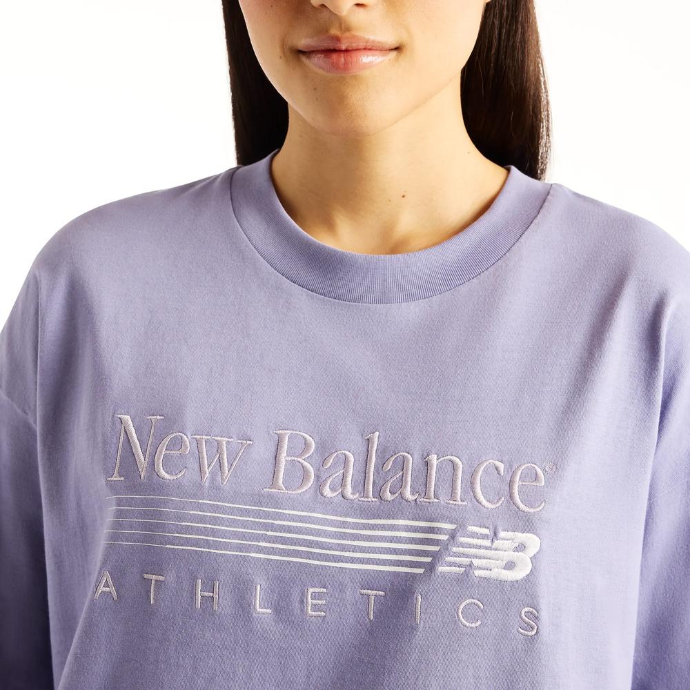 Dámske tričko New Balance Trackside WT6297MKDSV - fialové