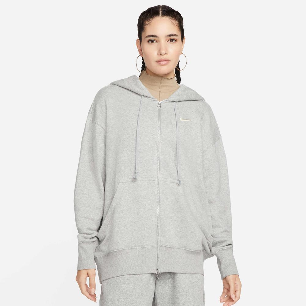 Dámská blúza Nike Sportswear Phoenix Fleece DQ5758-063 - šedý