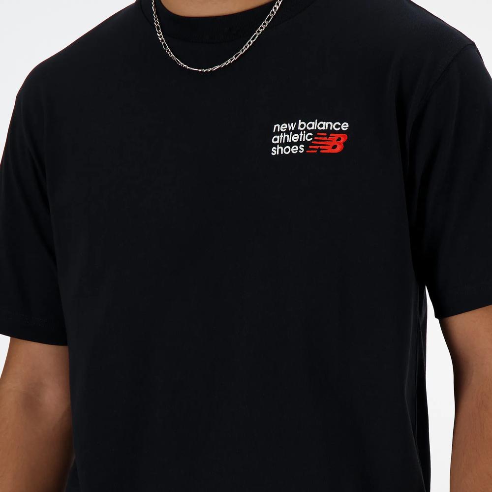 Pánske tričko New Balance MT41908BK - čierne